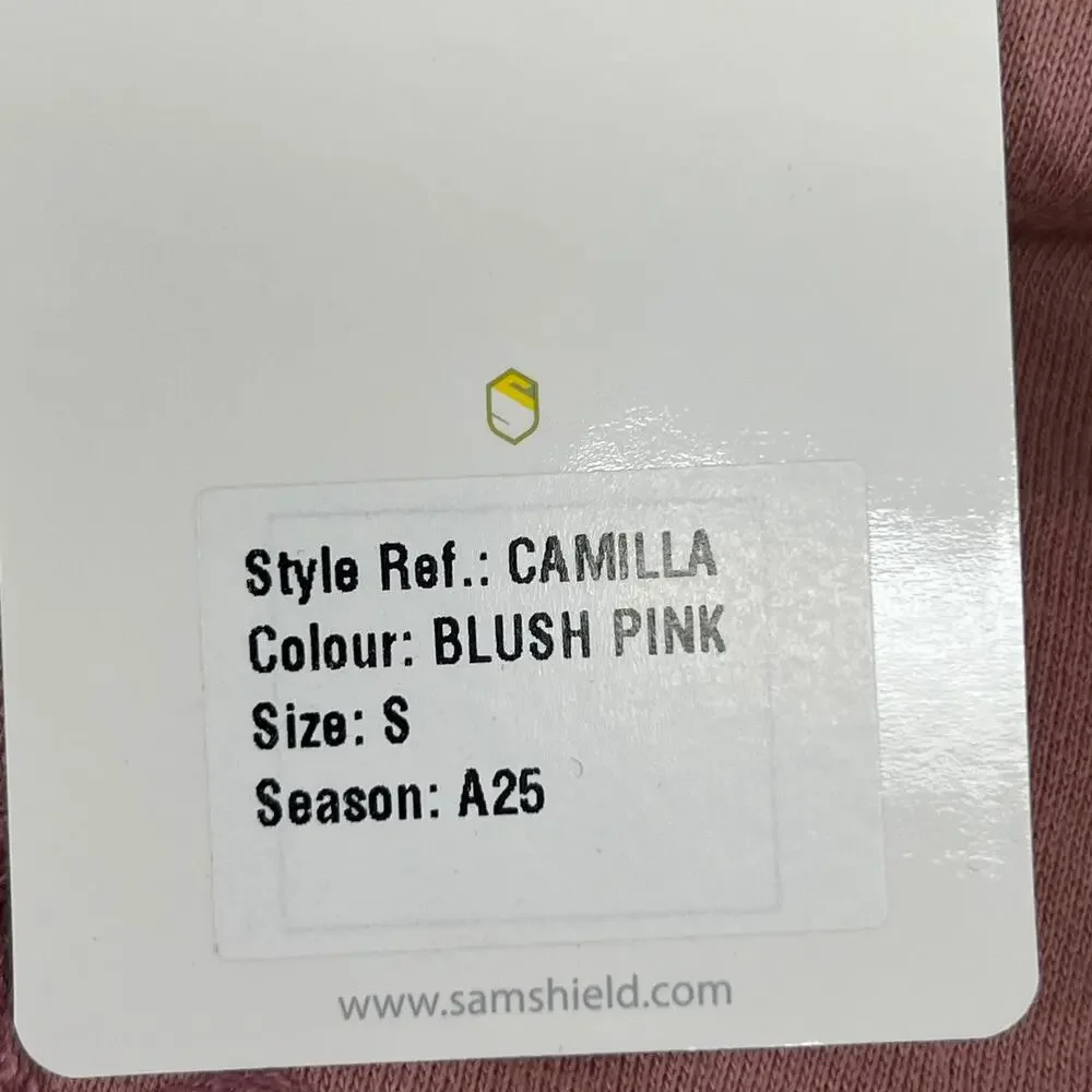 SAMSHIELD Camilla Equestrian Hooded Women's Sweatshirt Sz S Blush Pink - Picture 10 of 11